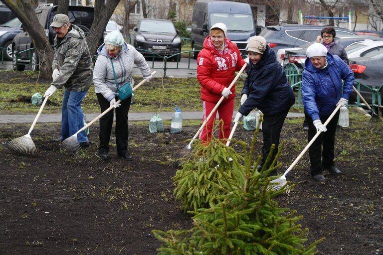 Общегородской субботник в Москве