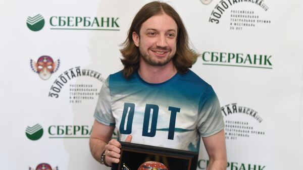 Режиссер Филипп Разенков на XXV церемонии вручения театральной премии Золотая Маска