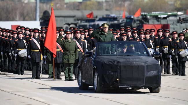 Репетиция Парада Победы в Алабино