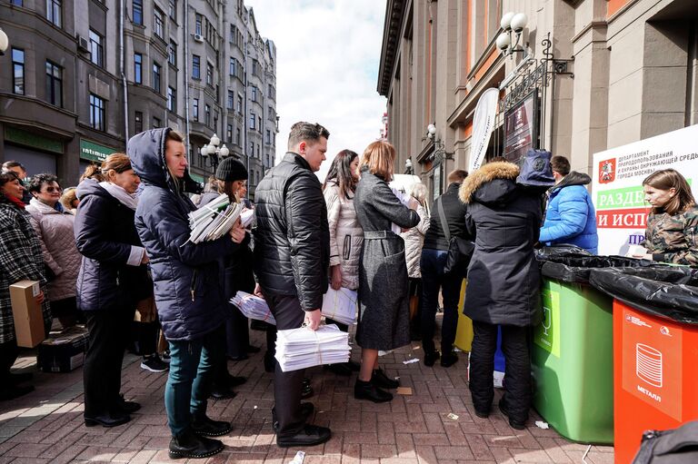 Акция по популяризации раздельного сбора мусора Акция по популяризации раздельного сбора мусора