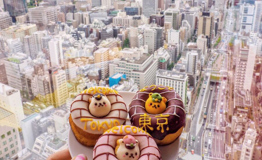 Токио, пончики 