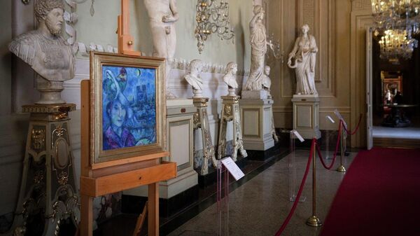 Автопортрет Шагала в галерее Уффици