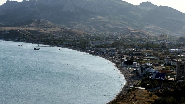 Поселок Коктебель в Крыму