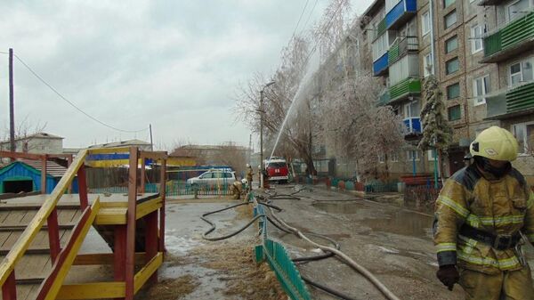 Пожар в жилом доме в городе Канске, Красноярского края. 19 апреля 2019