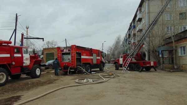Пожар в жилом доме в городе Канске, Красноярского края. 19 апреля 2019