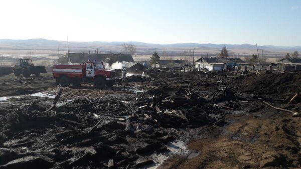 Последствия пожаров в  Забайкальском крае