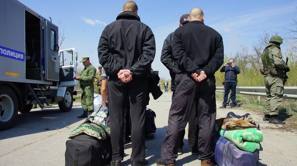 Передача представителям Украины представителями ЛНР заключенных, осужденных до 2014 года и выразивших желание отбывать наказание на подконтрольной Киеву территории