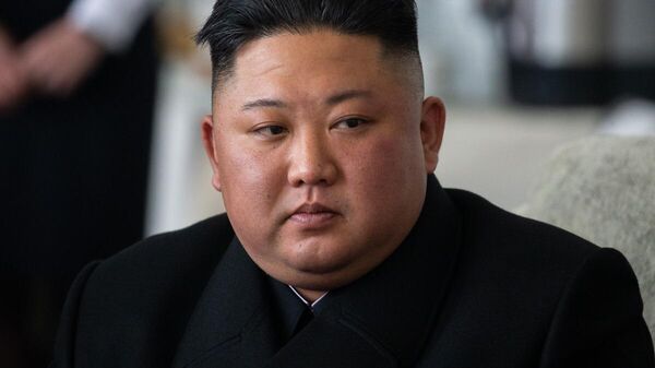 Лидер КНДР Ким Чен Ын во время визита в Россию