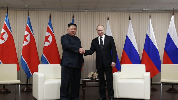 Встреча Путина и Ким Чен Ына во Владивостоке