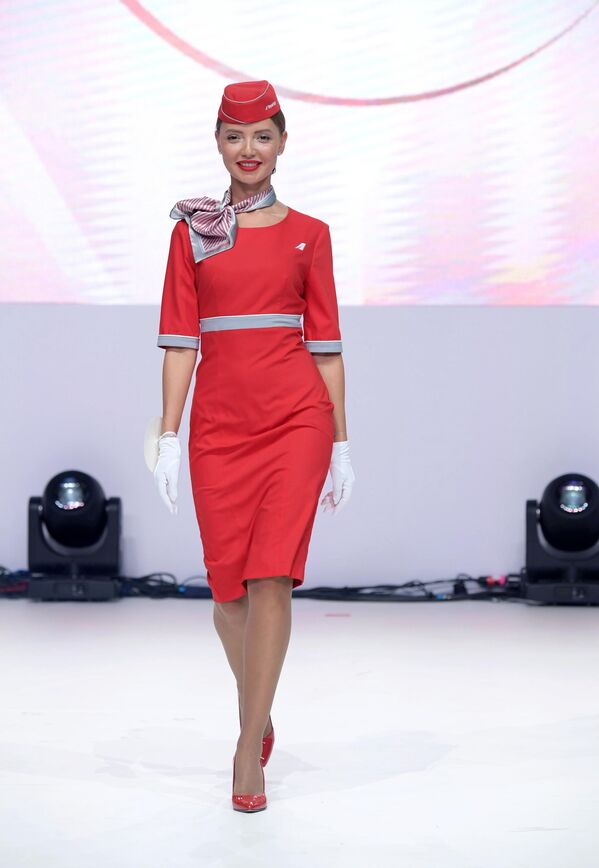 Участница конкурса красоты Sky Lady 2019 в Москве