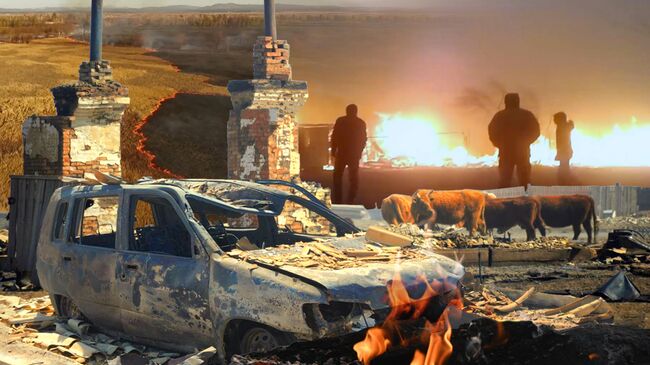 Ад на земле. Пожары в Забайкалье полностью уничтожили несколько сел