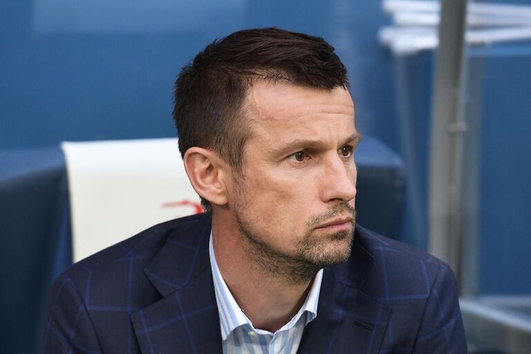 Главный тренер Зенита Сергей Семак Главный тренер Зенита Сергей Семак