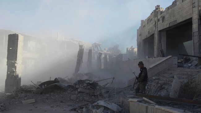 Город Ракка, Сирия. 18 октбря 2017 года
