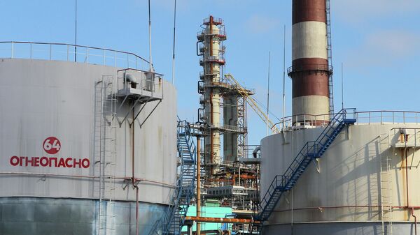 Нефтеперерабатывающий завод в Белоруссии