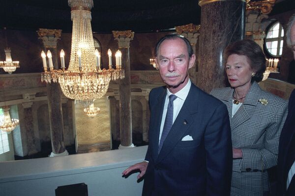 Великий герцог Люксембургский Жан и его супруга принцесса Жозефина-Шарлотта