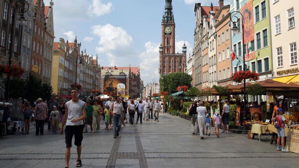 Город Гданьск в Польше