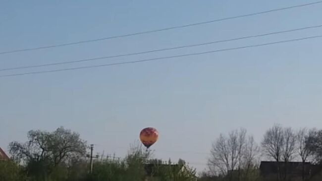 видео падения воздушного шара с ребенком в Крыму 