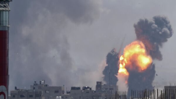 Атака израильской авиации в секторе Газа. 4 мая 2019