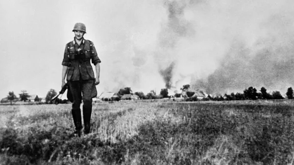 The Great Patriotic War.  Hitler soldier