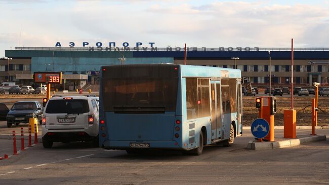 Здание международного аэропорта Мурманск в городском поселении Мурмаши Мурманской области