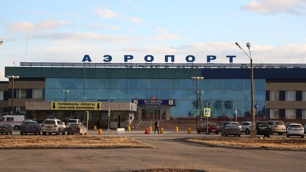 Здание международного аэропорта Мурманск в городском поселении Мурмаши Мурманской области