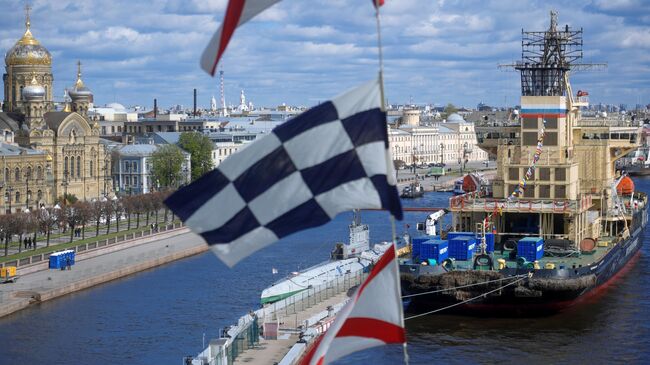 На ледоколе Капитан Сорокин во время фестиваля VI ледоколов в  Санкт-Петербурге