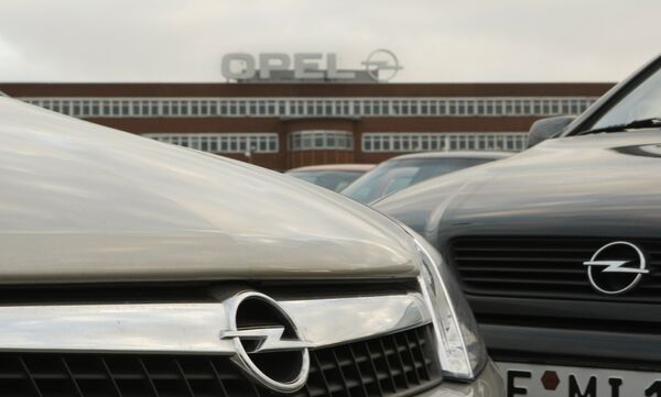 Завод Opel в Германии