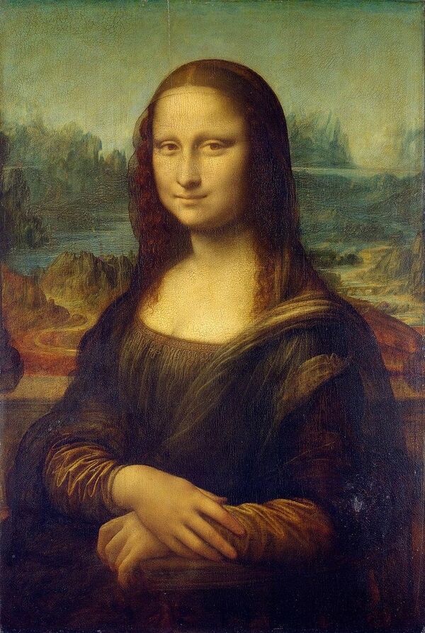 Репродукция картины Леонардо Да Винчи Мона Лиза 