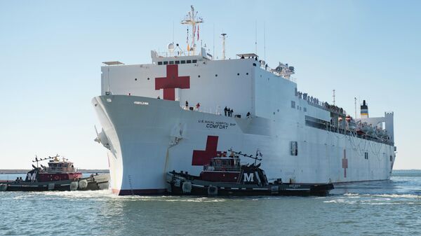 Американский госпитальный корабль Comfort