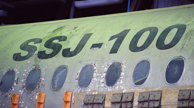 Фюзеляж российского ближнемагистрального пассажирского самолёта Сухой Суперджет 100 