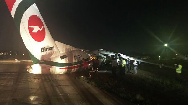 Крушение самолета авиакомпании Biman Airlines в аэропорту Мьянмы. 8 мая 2019 