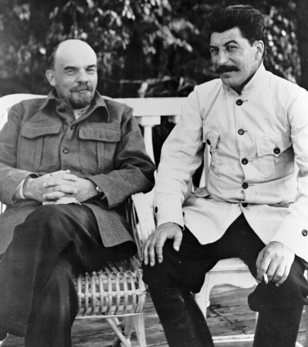 Ленин и Сталин в Горках