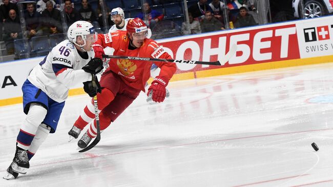 Хоккей. Чемпионат мира. Матч Россия - Норвегия