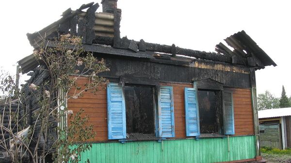 Последствия пожара в Куйбышевском районе Новокузнецка. 13 мая 2019