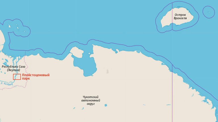 Плейстоценовый парк на карте Плейстоценовый парк на карте