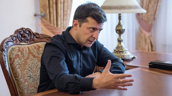 Избранный президент Украины Владимир Зеленский в Киеве Избранный президент Украины Владимир Зеленский в Киеве