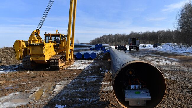 Монтаж автоматического запорного устройства на стальной газопровод высокого давления