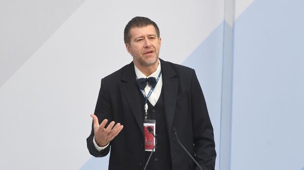 Министр юстиции РФ Александр Коновалов выступает на церемонии вручения премии IX Петербургского международного юридического форума в области частного права