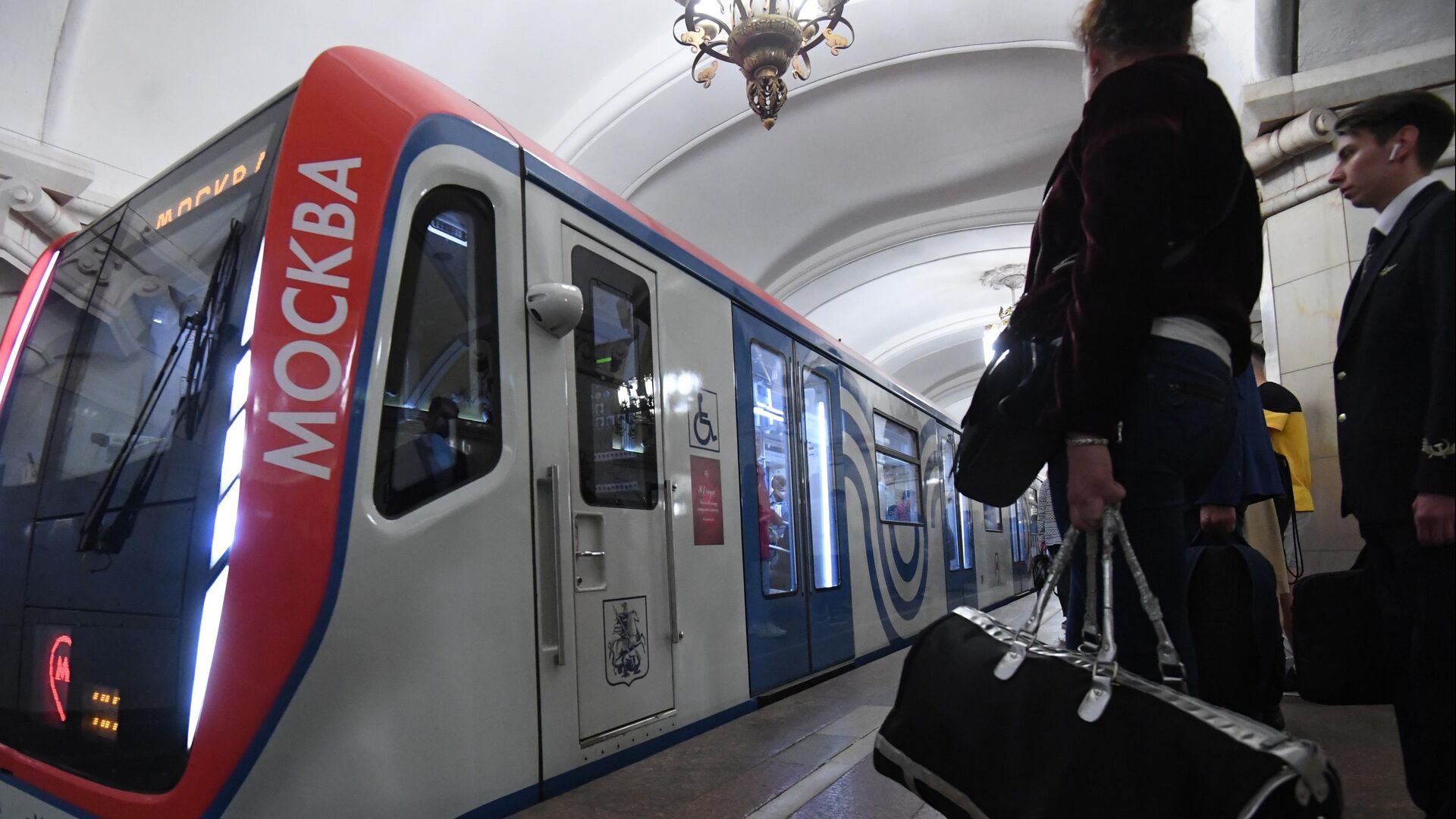 Поезд Москва Московского метро - РИА Новости, 1920, 22.02.2024