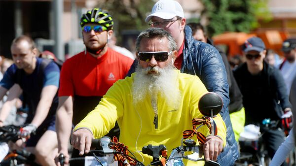 Участники Московского весеннего велофестиваля
