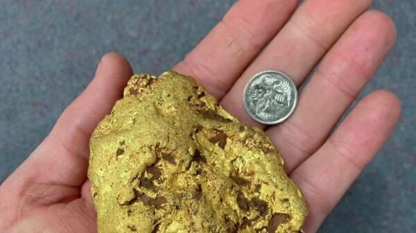 Золотой самородок весом 1,4 килограмма, найденный в австралийском штате Западная Австралия