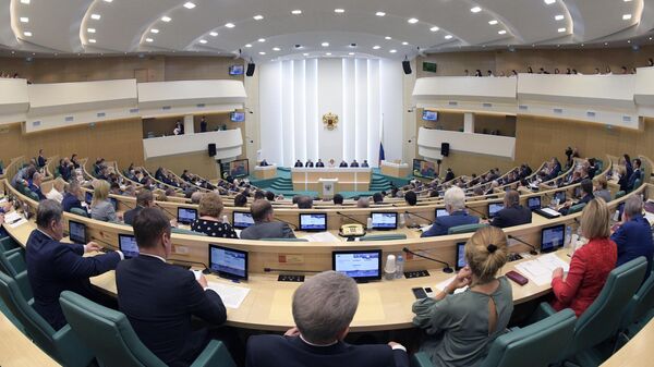 Заседание Совета Федерации РФ. 22 мая 2019