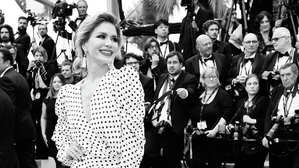 Дизайнер Белла Потёмкина на красной дорожке церемонии открытия 72-го Каннского международного кинофестиваля