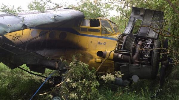 Самолет Ан-2 выехал за пределы ВПП в Новоселицком районе Ставрополья на аэроплощадке, принадлежащей колхозу им. 1Мая в селе Журавское. 22 мая 2019