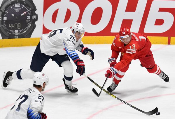 Хоккей. Чемпионат мира. Матч Россия - США Хоккей. Чемпионат мира. Матч Россия - США