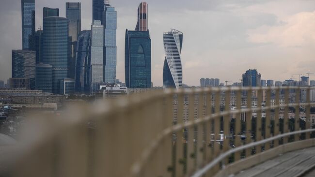 Вид на Москву со смотровой площадки Лужники