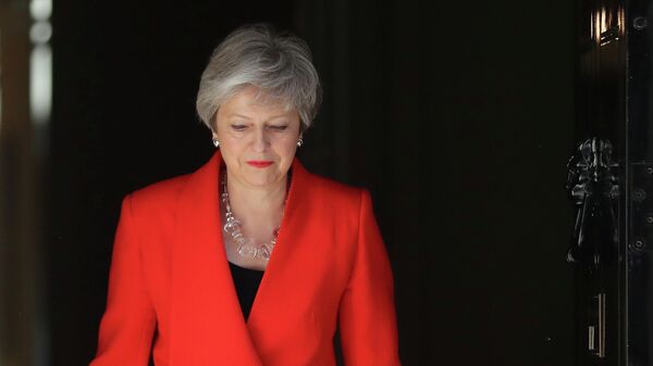 Премьер-министр Великобритании Тереза Мэй в Лондоне