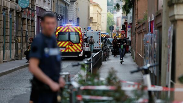 Взрыв в Лионе, Франция. 