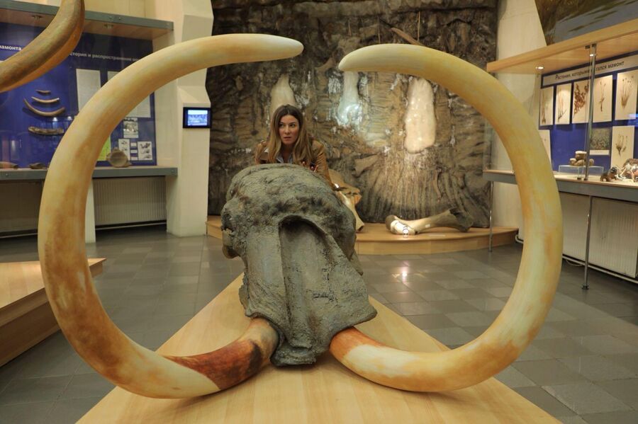 Жанна Бадоева в Музее мамонта, Якутия