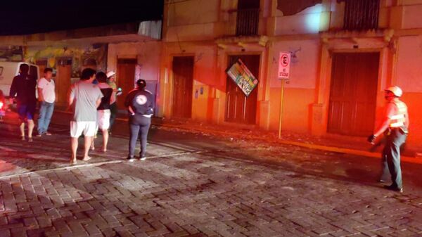 Последствия землетрясения в городе Юримагуас, Перу. 26 мая 2019 